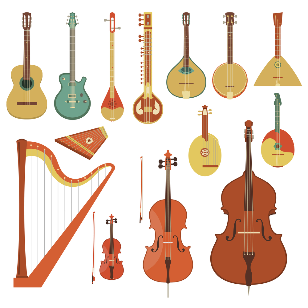 Your stringed instrument should be restrung periodically for optimum performance